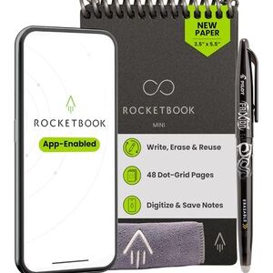 Rocketbook Mini Smart Notebook with Pen